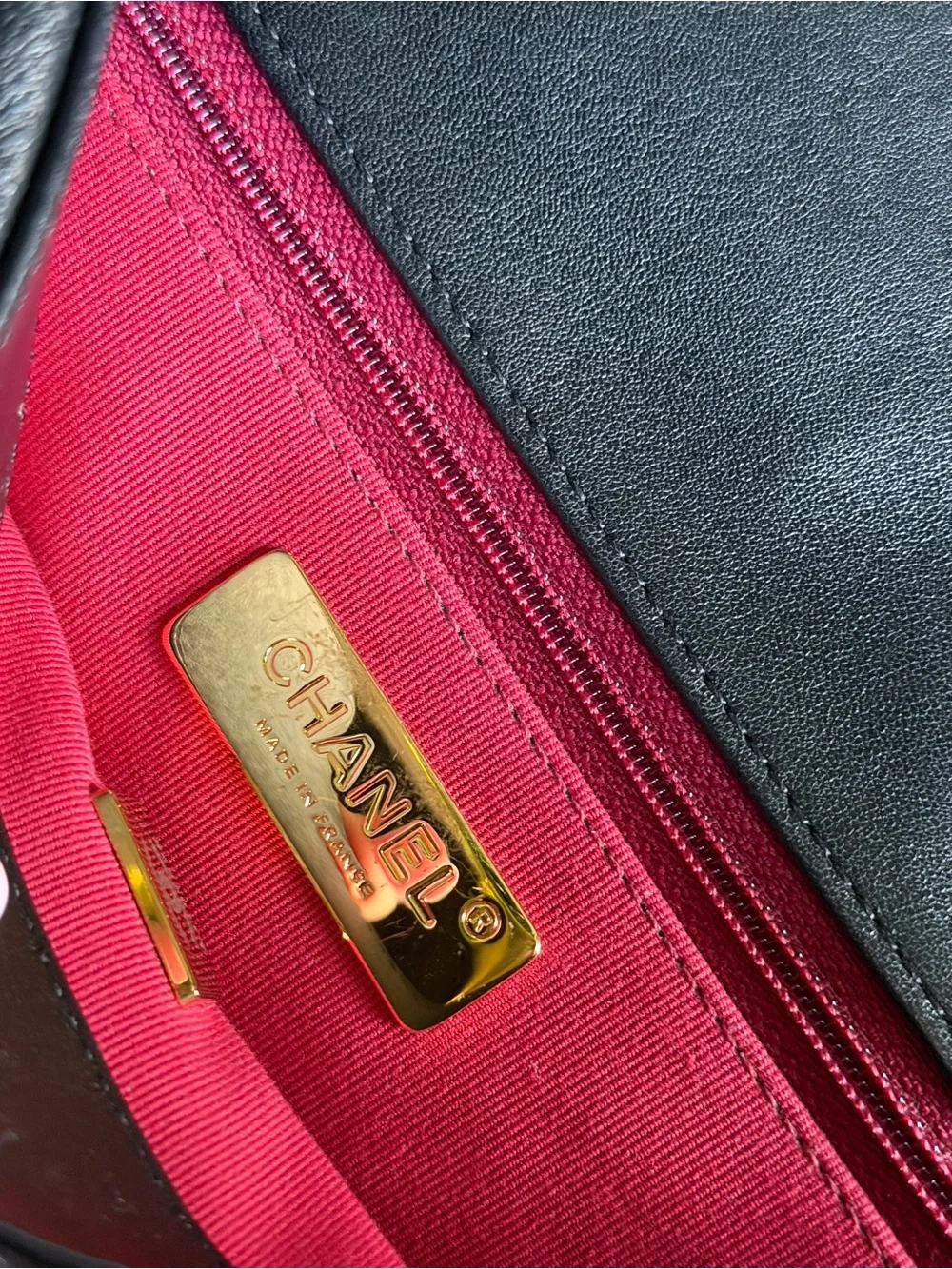 Chanel 19 Large Lambskin Flap Bag